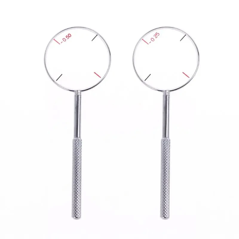 Top Quality Optical Cross Cylinder Lens Tool -0.25 -0.50 Optical Instruments Ophthalmic Lens Diopters Optometry Accessories