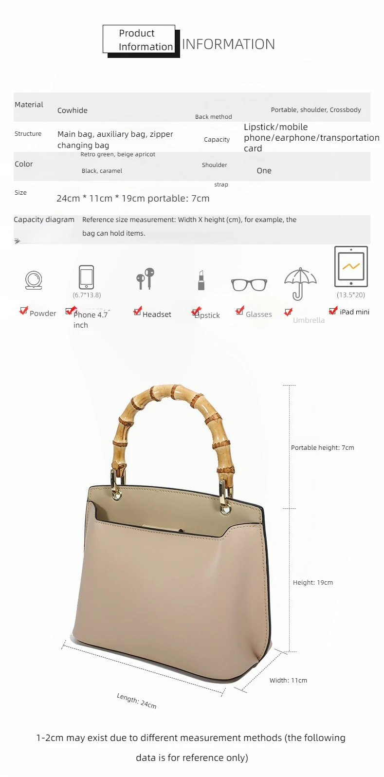 2024 New Luxury Genuine Leather Bamboo Handle Women S Handbag Design   Hef3ef0bfd991491fb2a31ec7648b3d7eB 