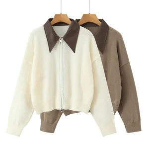 Wholesale Autumn New Women's Round Neck Long Sleeve Casual Knitted  Top Women's Clothes