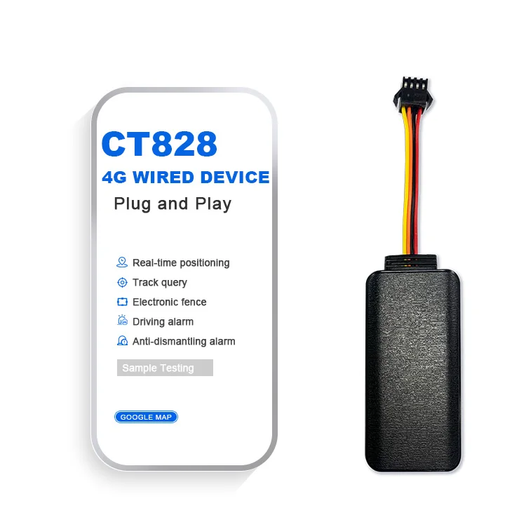 Flash Deal 4G Mini Wired Waterproof Real Time Tracking Remote Control Gps Tracker for Car Fleet Management