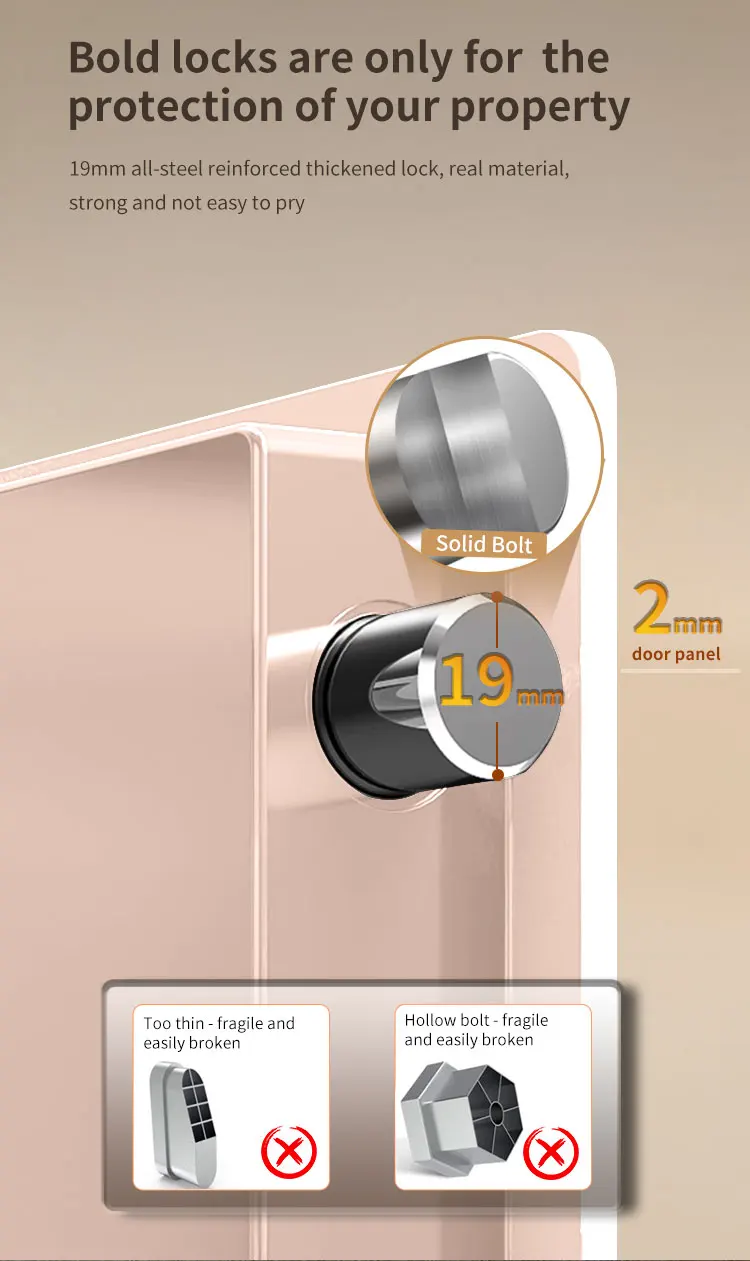 CEQSAFE China High-end Mini Wall Hotel Box Personal Small Electronic Safe Box manufacture