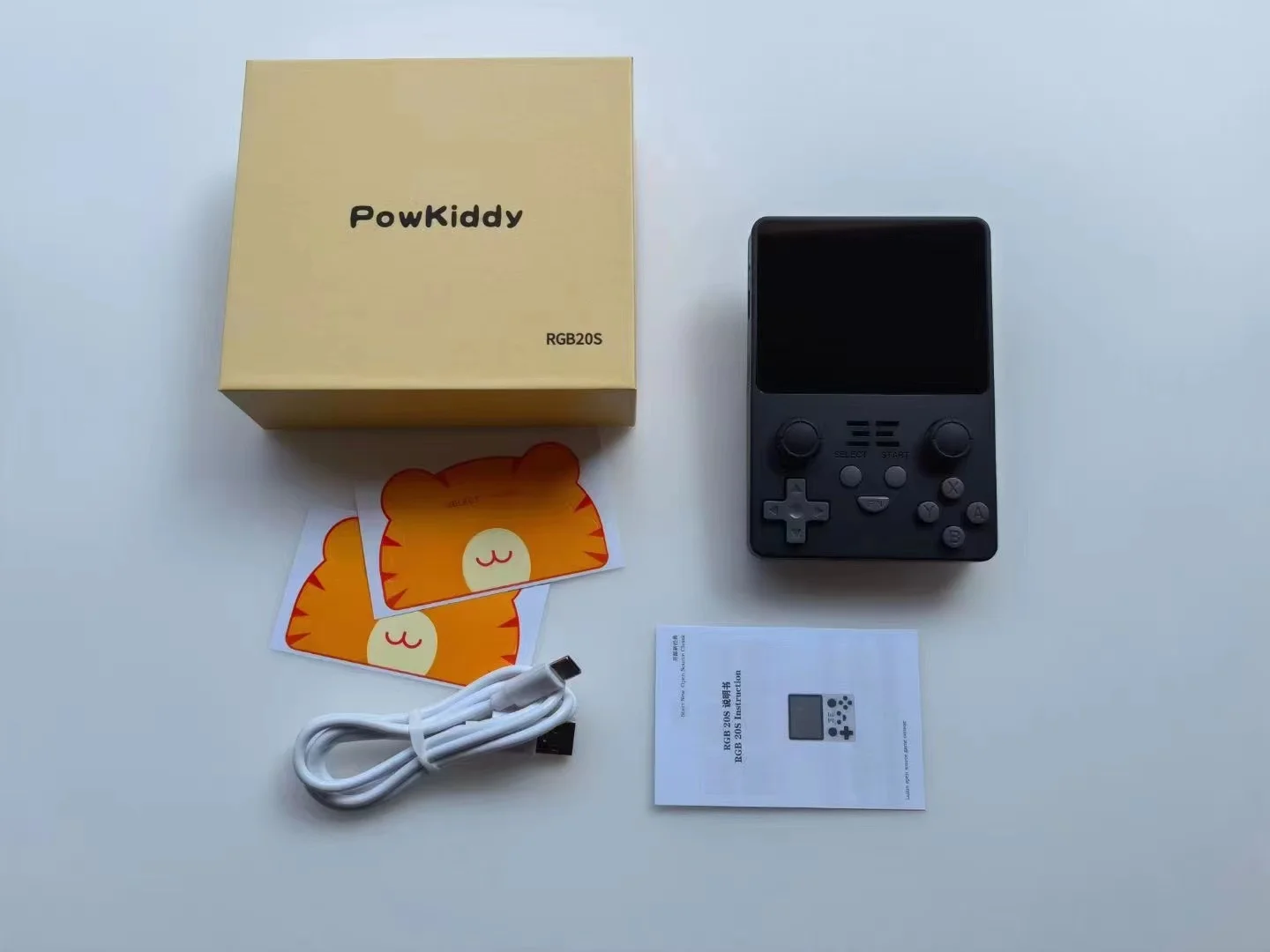 Портативная портативная игровая консоль Rgb20S с 3 5 дюймовым экраном двойным рокером детские
