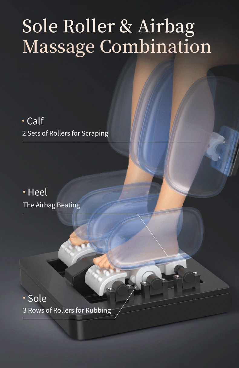 China Oways 3d Zero Gravity Full Body Airbag Sl Track Massage Chair