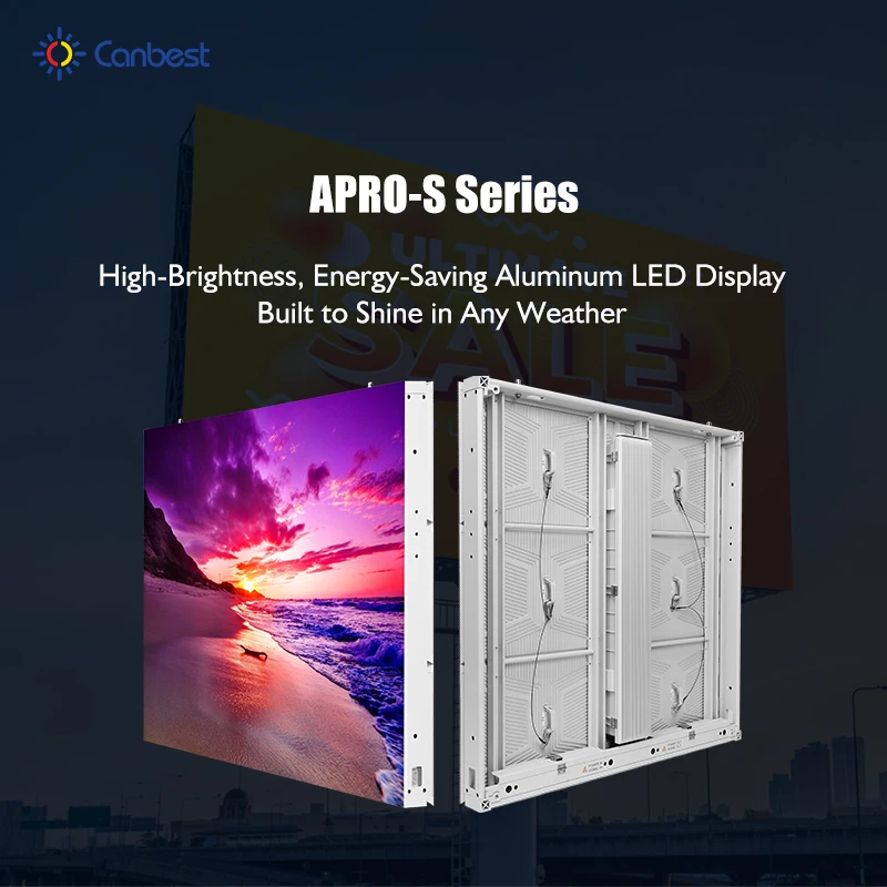 P6 P8 P10 Front Service Fixed Pantallas Exterior Video Wall Display Billboard Sign Board Signage Advertising Outdoor Led Screen