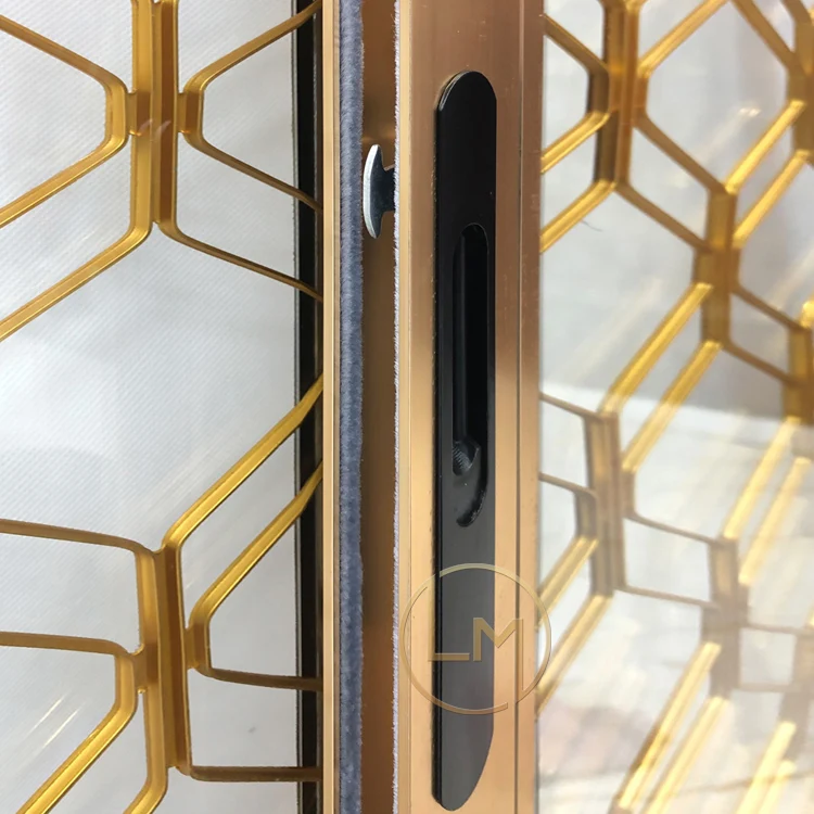 Modern Design Customized Sliding Windows Doors System Double Glass Hurricane Impact Aluminium Sliding Window