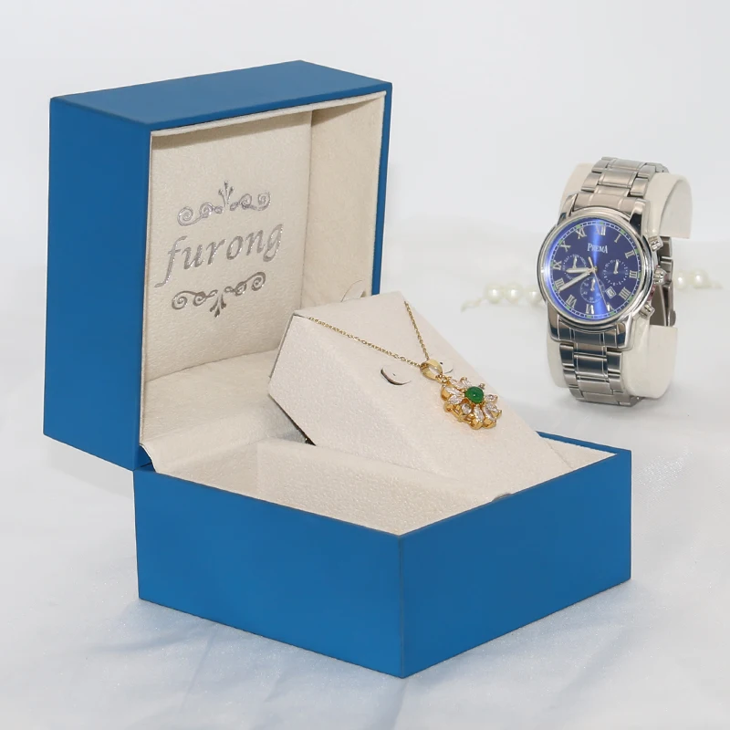 Custom Color Logo Watch Box Quality Jewelry Case for Set Jewelry Factory Sales Watch Packaging Storage Case