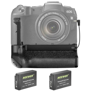 Neewer Vertical Battery Grip for  EOS RP DSLR Camera with 7.4v 1250mAh  LP-E17 Replacement Rechargeable Li-ion Battery