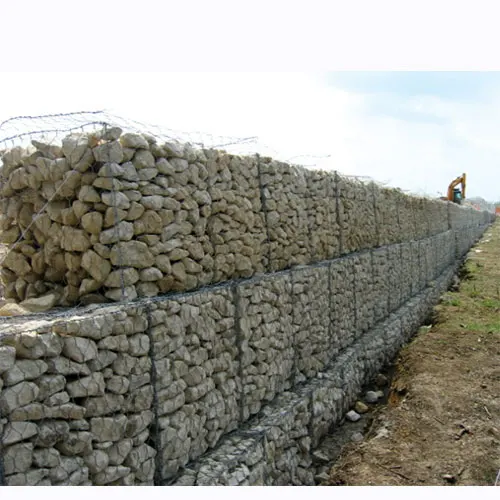 product galvanized iron wire gabion wall welded stone basket with square hole cut and bending processing service747-5
