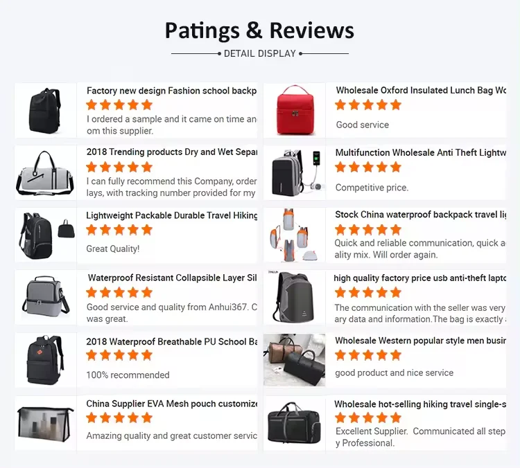Wholesale 35L Custom Nylon Outdoor Camping Travel Backpack Waterproof Sports Leisure Computer Bag Zipper Closure Anti-Theft