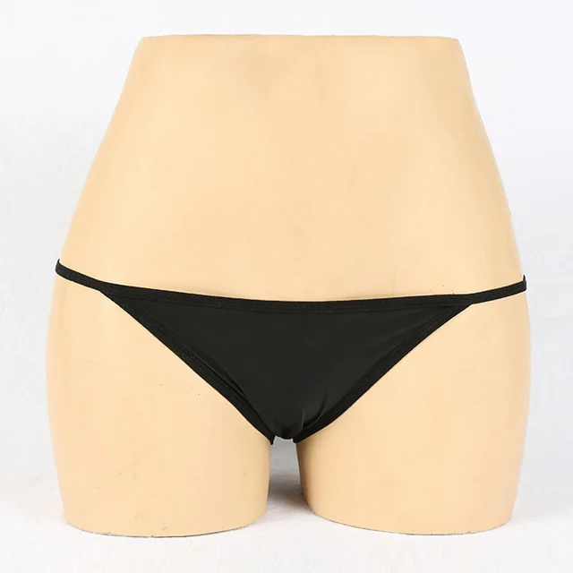 Bikini Bottoms for Women Sexy Naked Unseen Panties Beach Swimsuit Leggings 100% Polyester Breathable Quick Dry Anti-Bacterial
