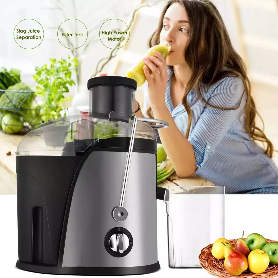 Powerful Electric Centrifugal Juicer Hand Press Fruit Juicer Mango Lemon Orange Fruit Juicer Machine Juice Extractor