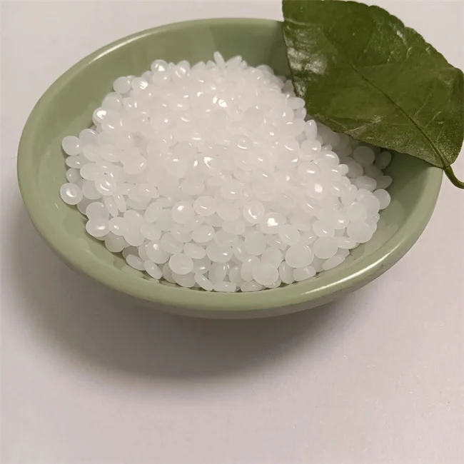 Высокое качество HDPE Полиэтилен высокой плотности гранулы белый прозрачный фильм класс применения
