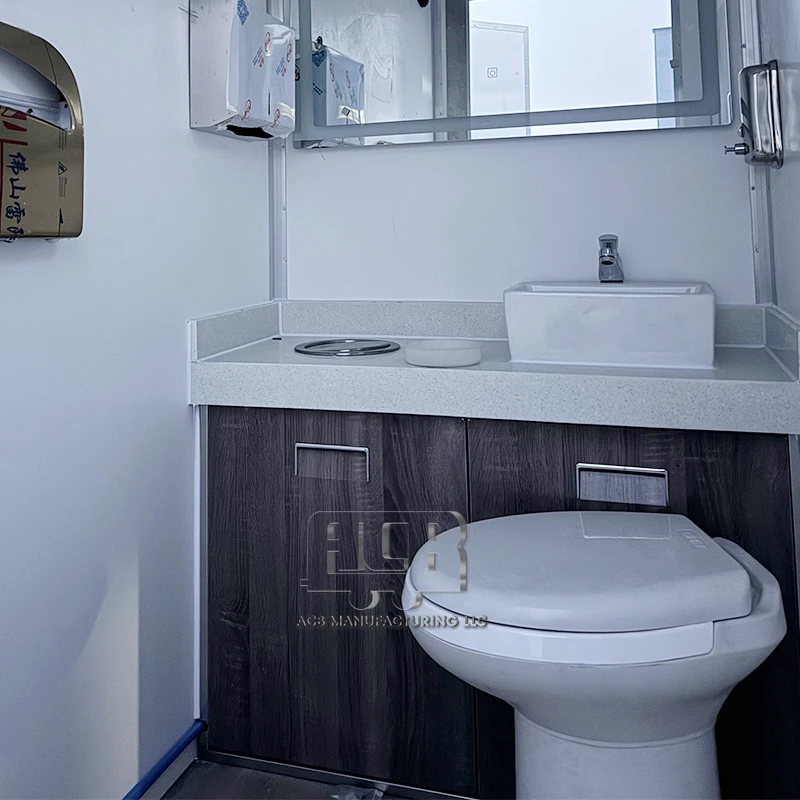 Modern Style Portable Toilets Public Mobile Potty with Shower Phone Holder for Outdoor & Bathroom Use Low Price