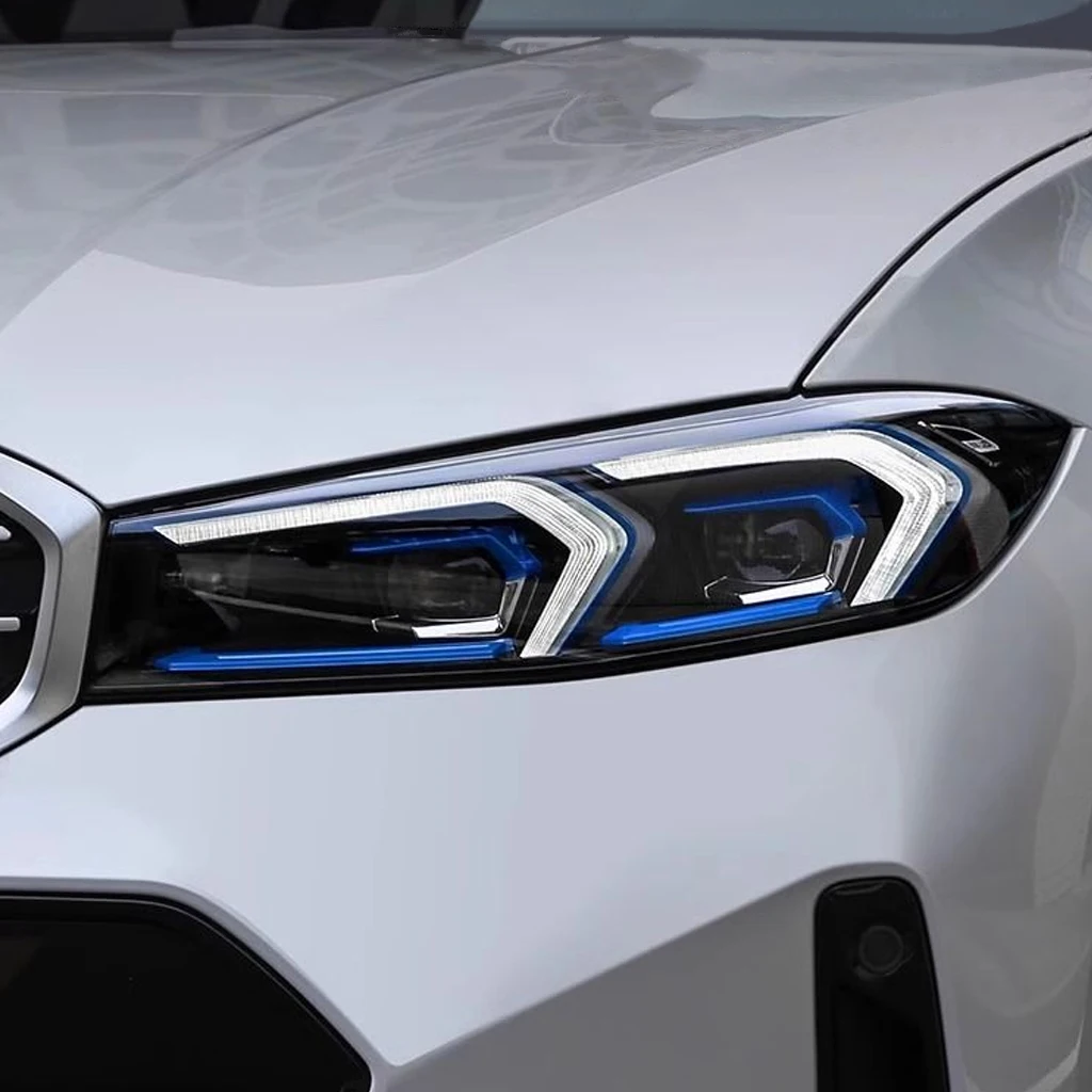 E-Mark Laser White/Yellow/RGB DRL Headlights for BMW G20 LCI M325i M330i 330i XDrive Matrix Headlights 2023+