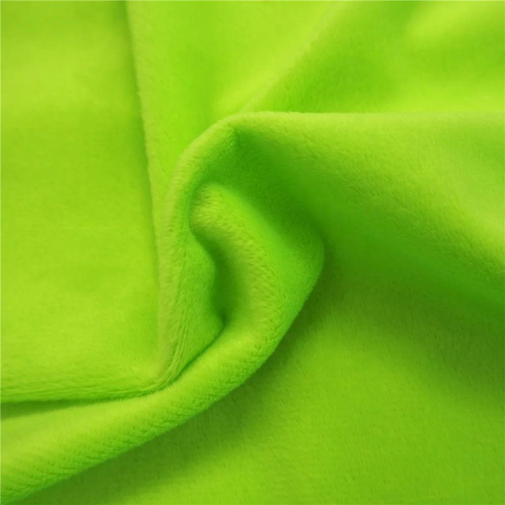100% Polyester Knitted Minky Velboa Plush Fabric 180-380gsm Wholesale for Toy Bedding Pillow Sofa Upholstery
