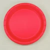 Plato rojo de 7 pulgadas * 10 unidades