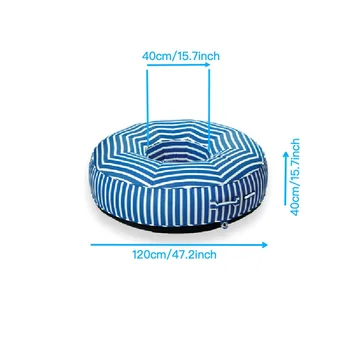 inflatable double  pool lounger float pool ring sun lounger air sofa for swimming pool  garden air sofa bed in water