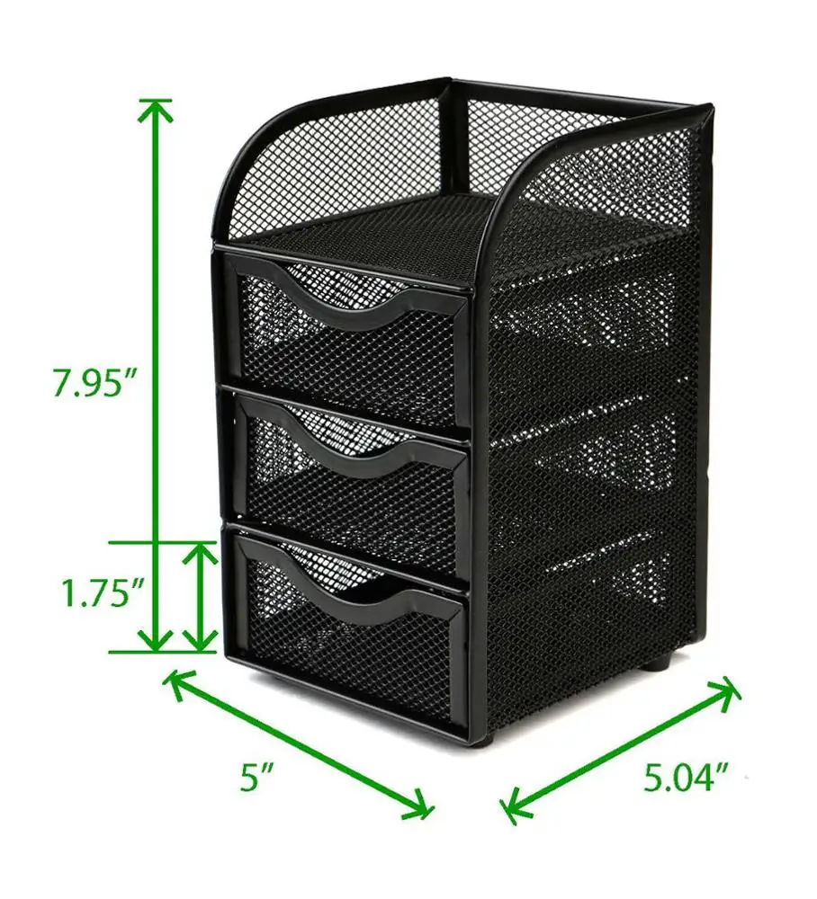 VCW офисный металлический сетчатый держатель для карандашей, настольный органайзер, ящик для хранения