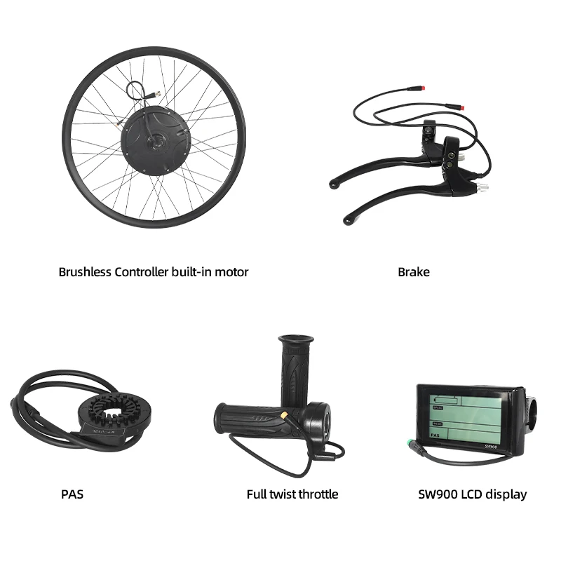 Waterproof Electric Bike Conversion Kit 