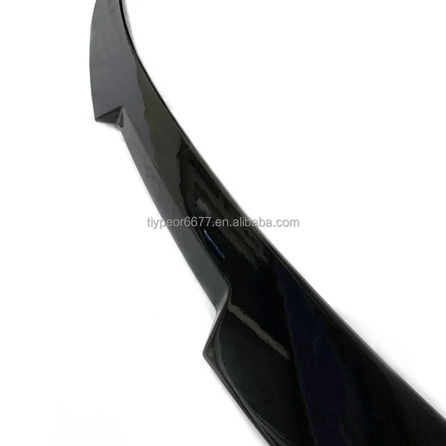 product fit for bmw f30 2013   2018  rear spoiler trunk wing tiypeor abs roof spoiler tail lip wing bar rear trunk spoiler tail wing-8