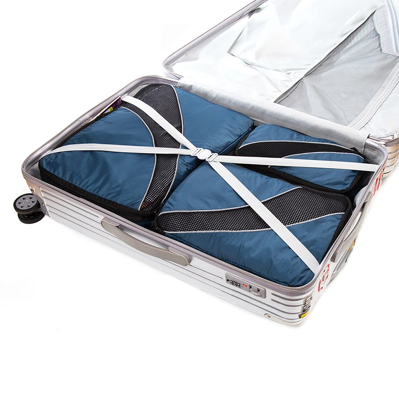 4pcs Compression Packing Bag For Travel Double Capacity Design,Packing
