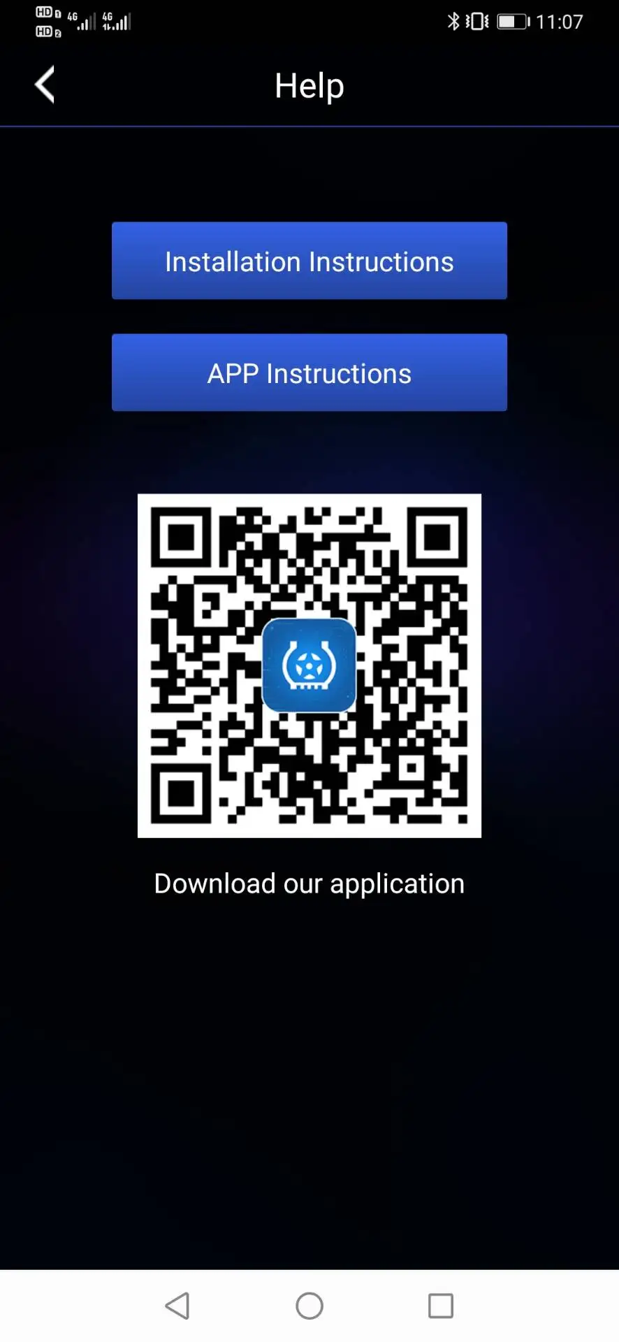 BT with APP Function Tire Pressure Sensor Tpms