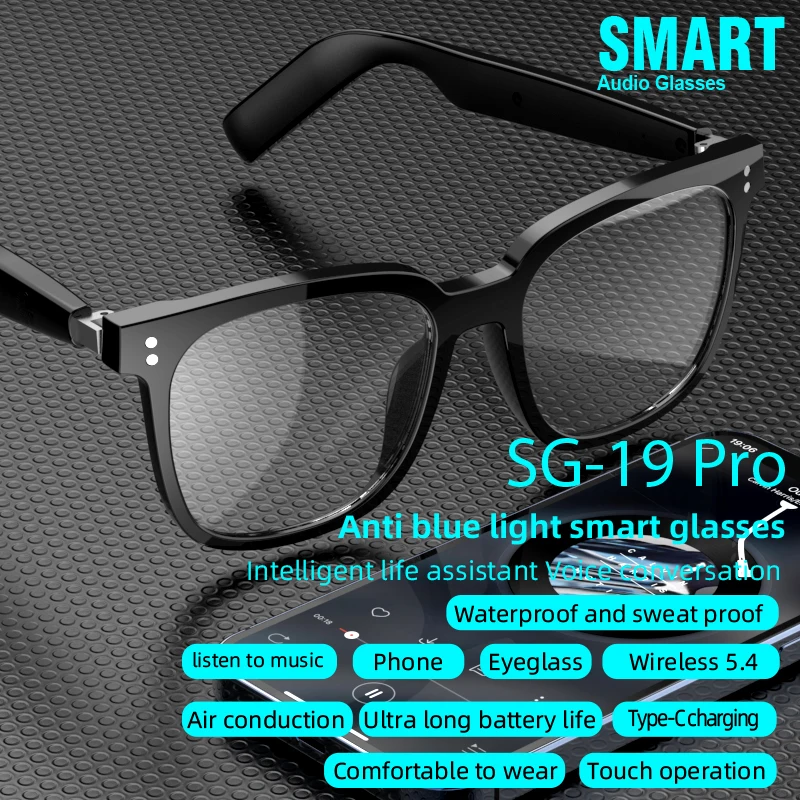 3-in-1 Smart Sunglasses with TWS Earphones