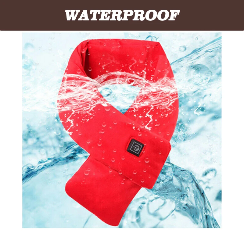 new winter plush smart intelligent usb heat scarf heating pads neck warmer electric heating scarf