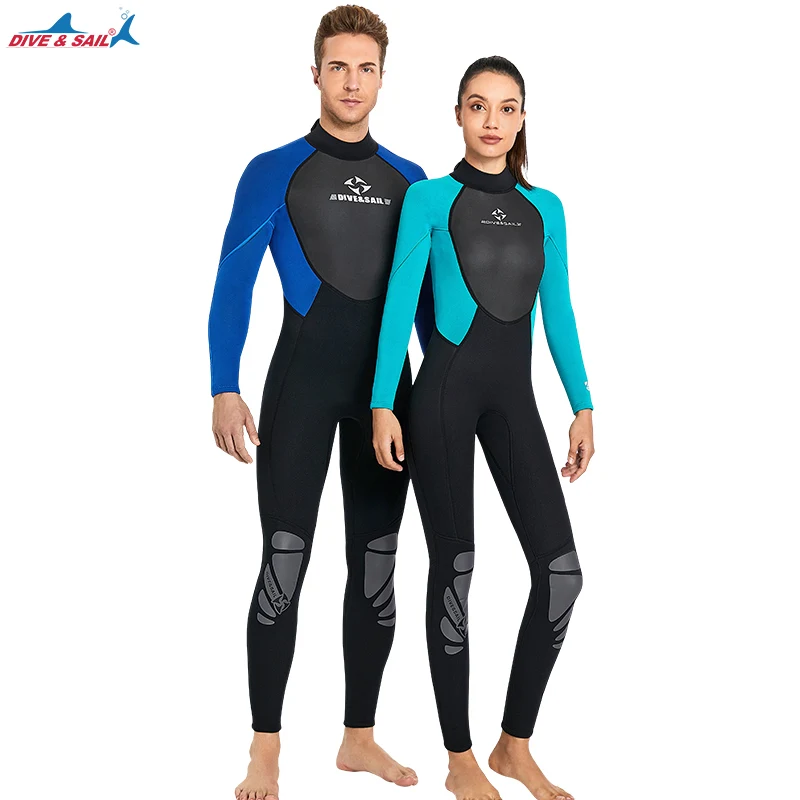 DIVE&SAIL 新型フルボディダイビングウェットスーツ 3mm ネオプレン