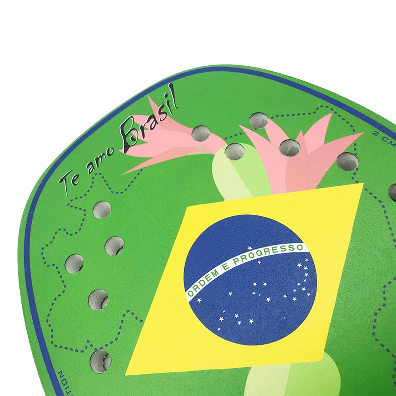 Новое поступление, низкий минимальный заказ, теннисная ракетка из углеродного волокна для пляжа