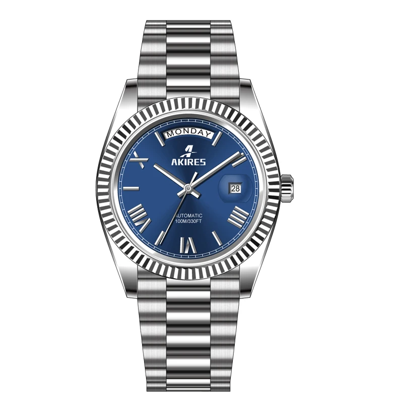 Corgeut Orologio Da Uomo Meccanico Automatico Impermeabile - Foto 4