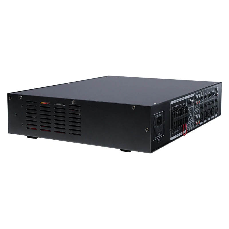XIDLY 5 Zone Class AB Analog PA System Mixer Amplifier with 70V 100V Speaker Output