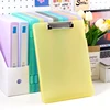A4 Storage Clipboard Transparent Yellow