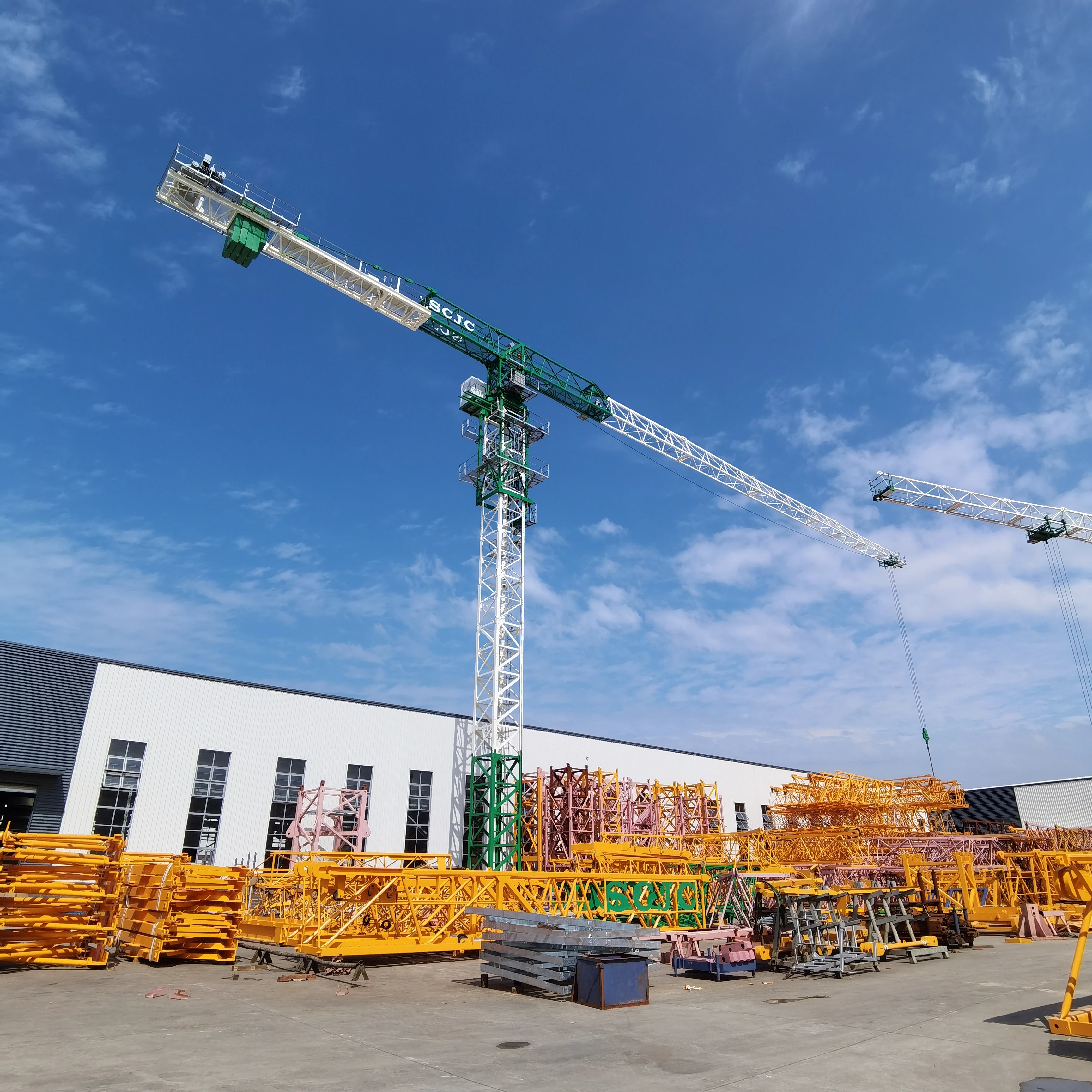 8ton Hammered Head Tower Crane QTZ80 Chinese Crane With Competitive Price