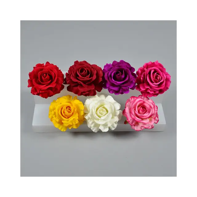 Hot Sale Velvet Rose Flower Multiflora Flower Artificial Single Rose Real Touch Rose With Floral Decoration