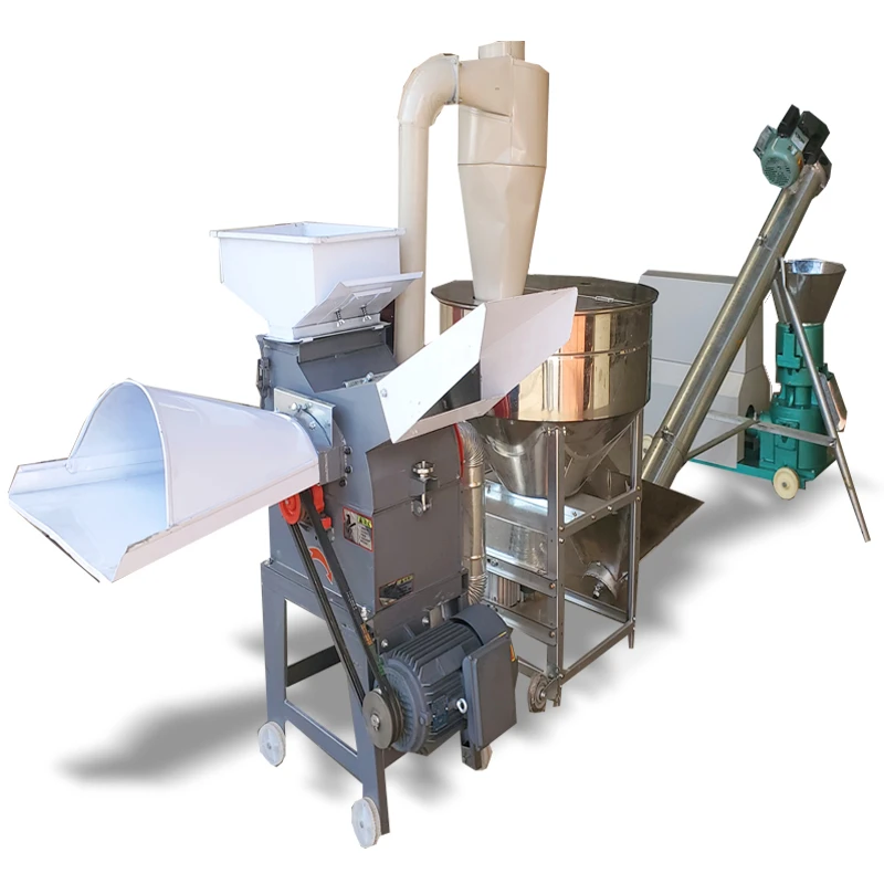 Different Pellets Size Molds Feed Pelletizer Machines Production Line for Feed Processing Factory