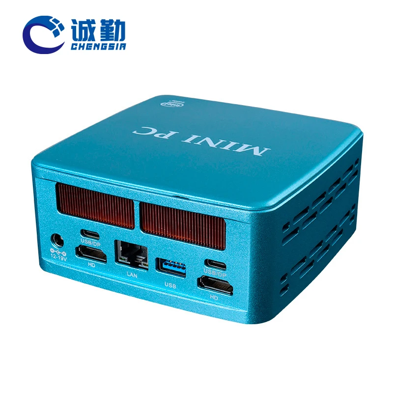 Intel NUC ミニPC Windows風 Ubuntu Linux Core I7-1255U Portable Office Mini Computer Host 2*DDR5 SSD 2 Lan