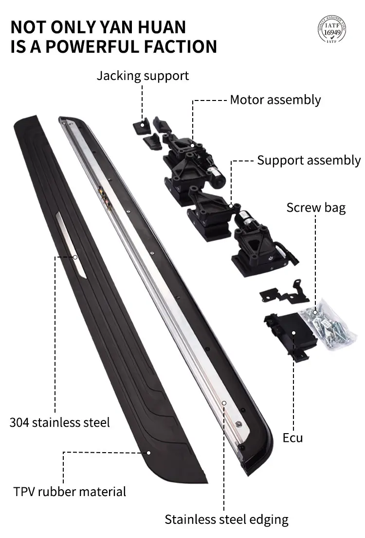 Electric Retractable Running Boards Auto Parts  Electric Side Steps for Land Rover Range Rover Vogue LWB L460 Door Step details
