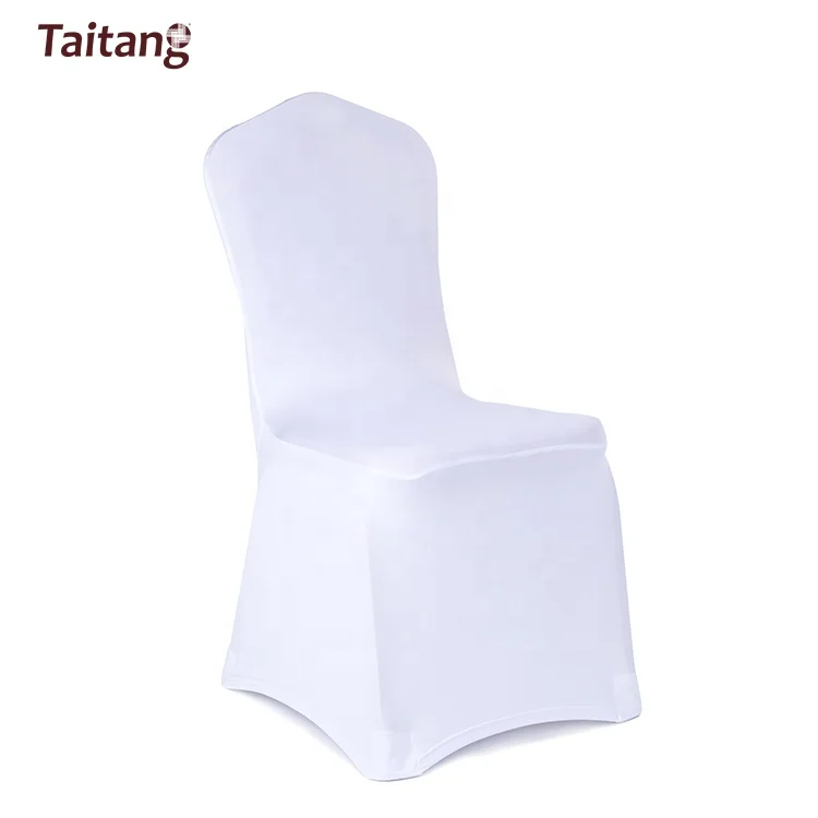 Taitang Hotel Home Decor Spandex Banquet Chair Cover for Indoor