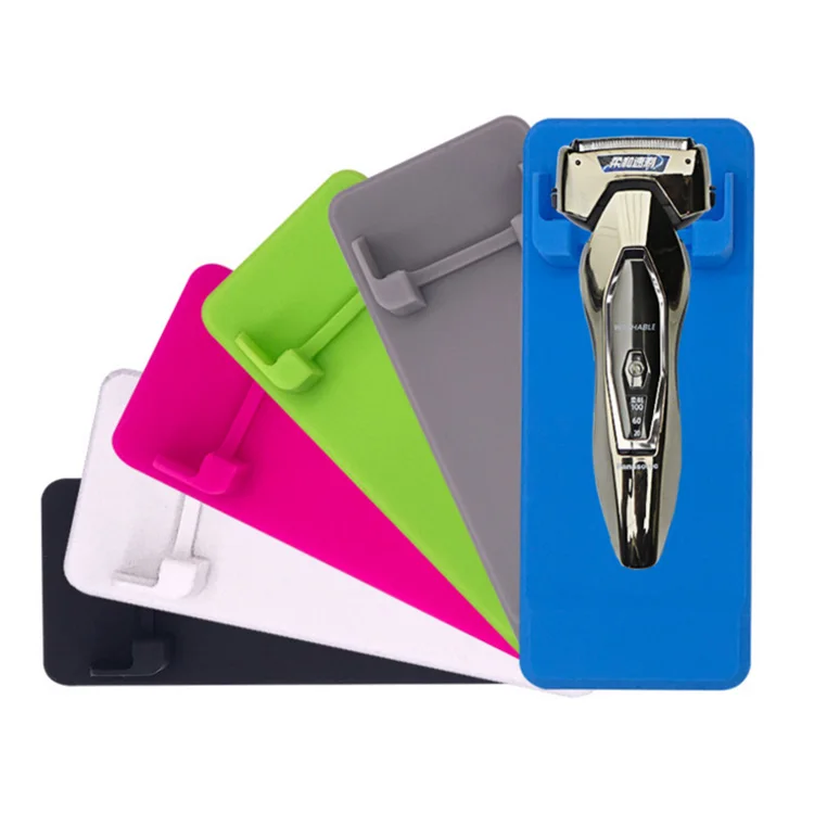 Оптовая продажа с фабрики подставка для бороды которую можно прикрепить к зеркалу силиконовый держатель бритвы аксессуары ванной