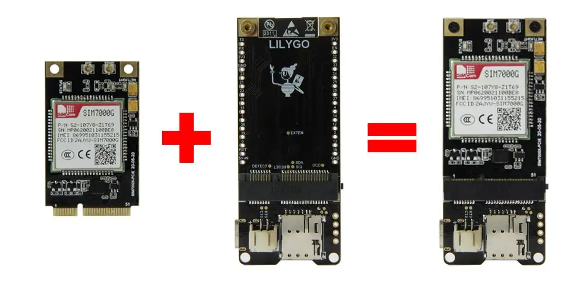 LILYGO T-PCIE ESP32-WROVER AXP2101 Chip Development Board