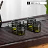 Black-handled cups, 100ml x 4