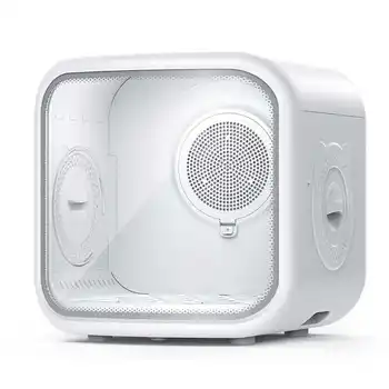 Modern Style Automatic Transparent Plastic Drying Box Eco-Friendly Noise Reduction Wheels Rectangle for Home Use Cats Living