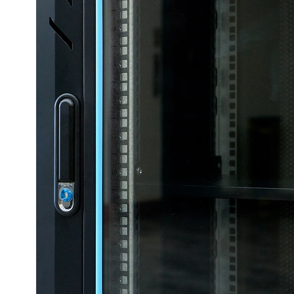 42U Server Racks with Perforated Doors 19 Inch Standard Network Cabinet Stock Product with Capacities
