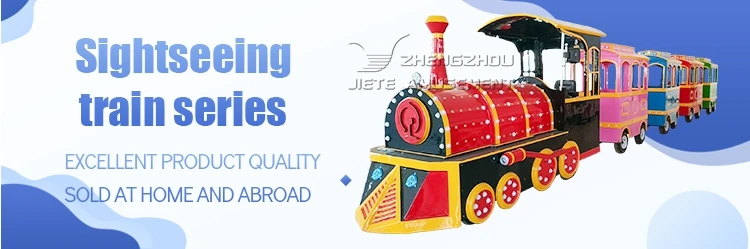 Popular Children Amusement Park Rides Classic Attractive Mini Tourist Kids Trackless Electric Train For Sale