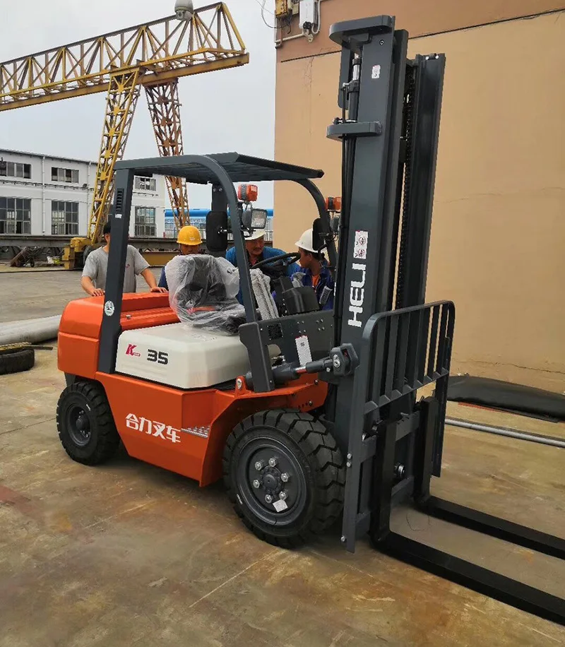 Heli Forklift Truck Diesel Cpcd30 3 Ton 5 Ton 6 Ton 8 Ton 10 Ton Forklift For Dock/warehouse