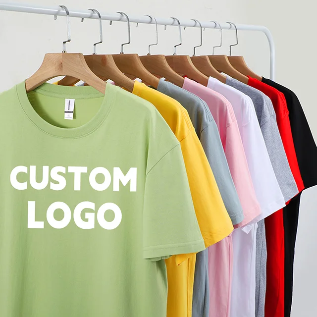 Low price pure cotton T-shirt custom logo comfortable breathable suitable for outdoor home use men's loose men's t-shirts