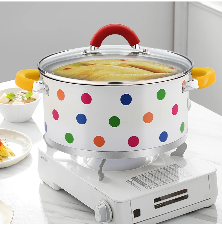 Panelas De Inox Glass Cooking Pots And Pans Soup Induction Stainless