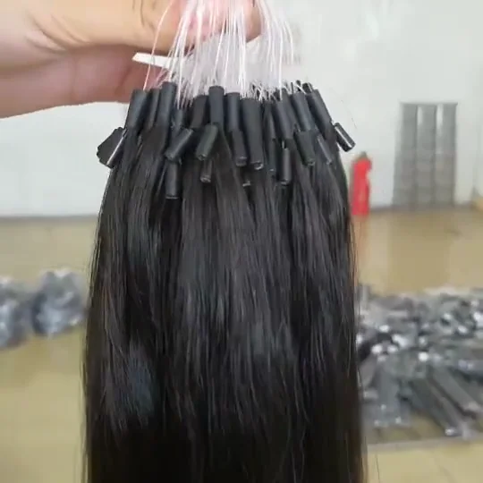 Wholesale 30 Inch I Tip Straight 1b Natural Black Hair Extension Online  Sale Brazilian Human Hair Micro Links Hair Extensions - Buy Micro Bead  Human Hair Extensions On Sale In China,Brazilian Indian