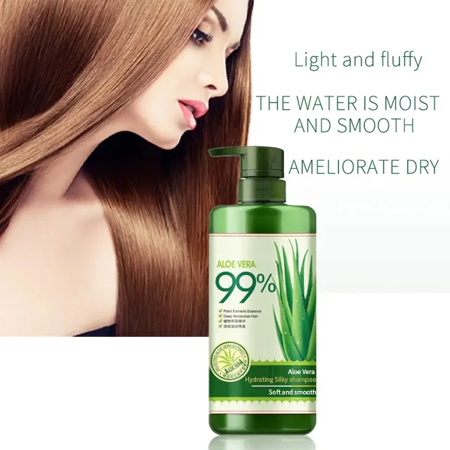 Aloe Vera Gel Anti-dandruff Silky Shampoo 800ml Anti Dandruff Shampoo From  Original Manufacturer